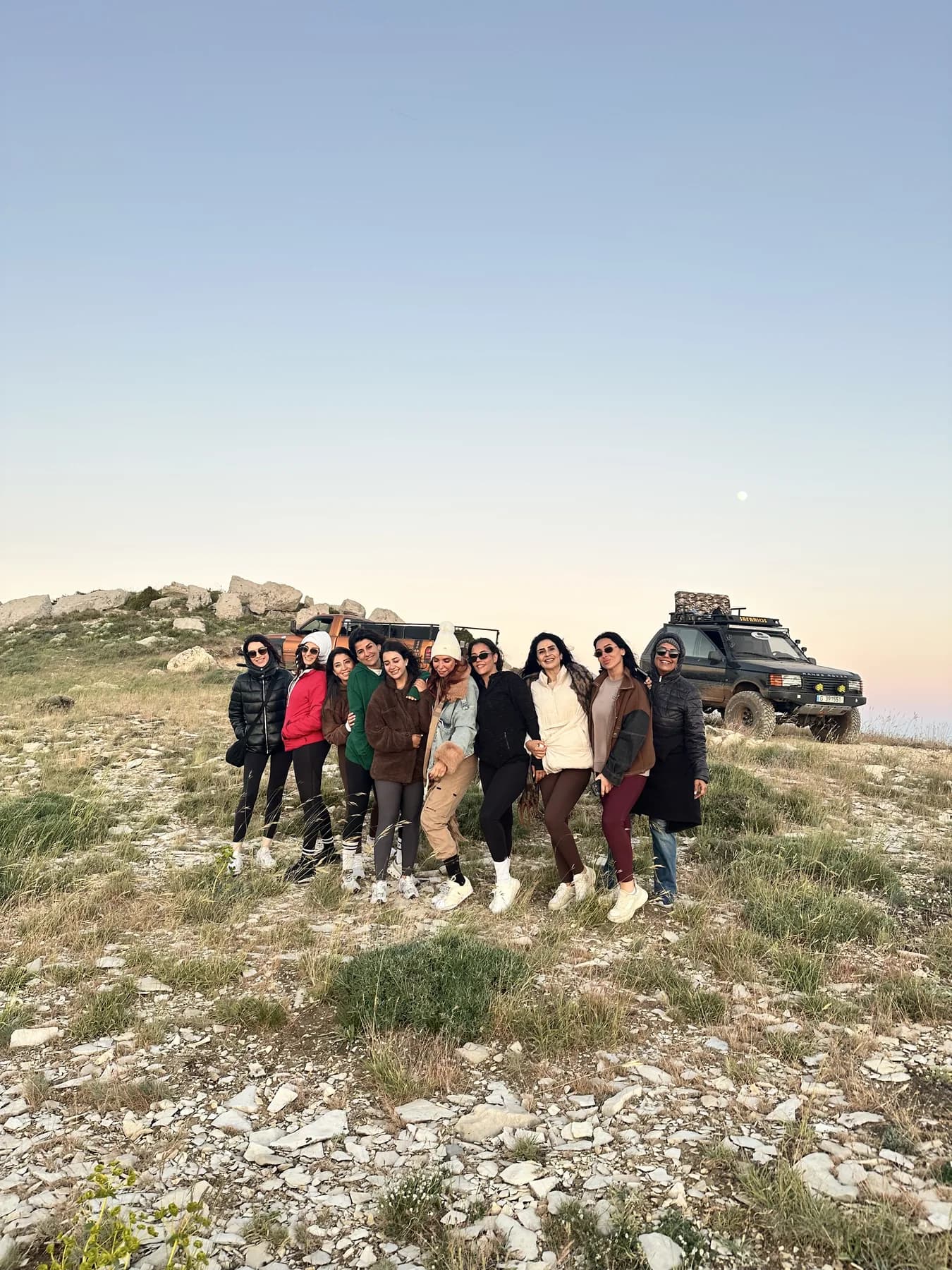The SheFlows group on a safari experience in Laklouk