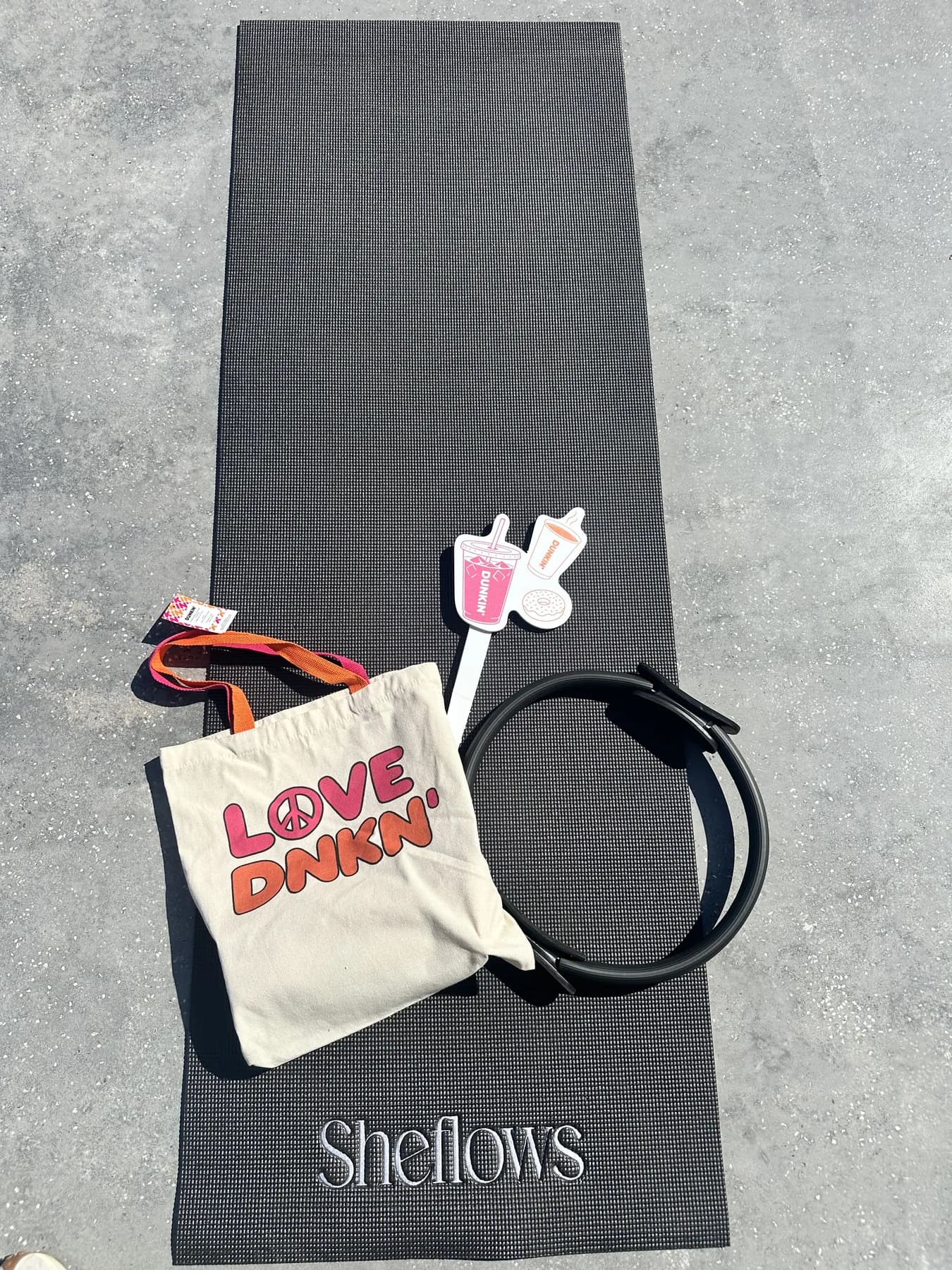 Event details at the SheFlows and Dunkin collaboration